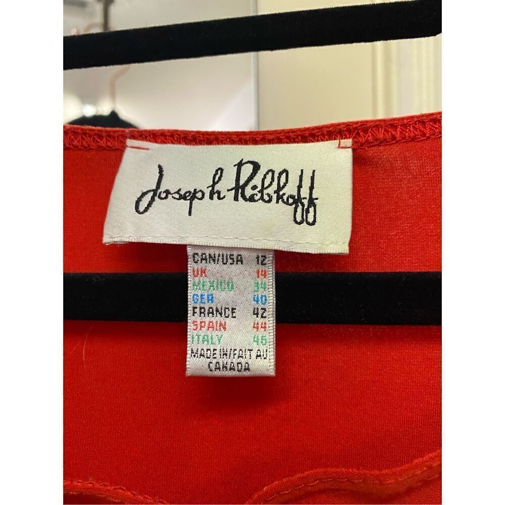 Joseph Ribkoff red tunic size 12 - Picture 3 of 5